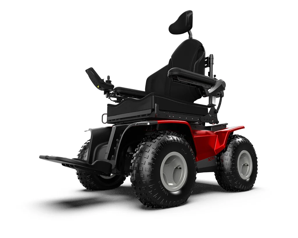 1280 XT4 Low Front - Red - Silver Rims